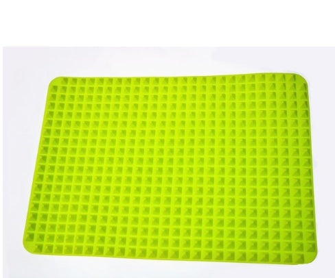 Non-Stick Silicone Pyramid Cooking Mat Baking Mat with Grid