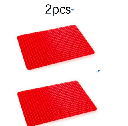Non-Stick Silicone Pyramid Cooking Mat Baking Mat with Grid