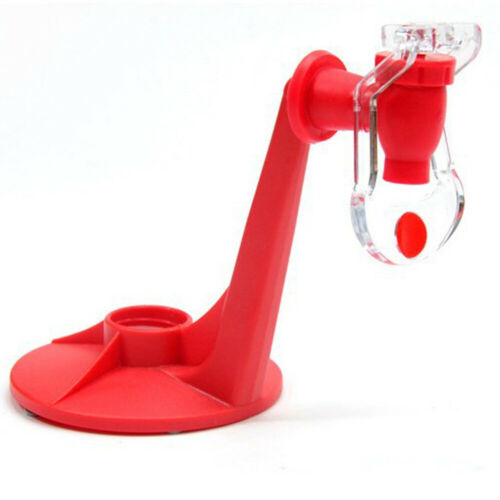 Magic Tap Inverted Beverage Dispenser Hands‑Free Drink Dispenser · Red