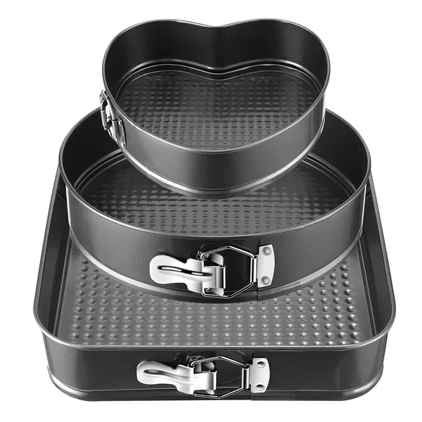 Non-Stick Springform Cake Pan (9in, 10in, 11in,) with Removable Bottom