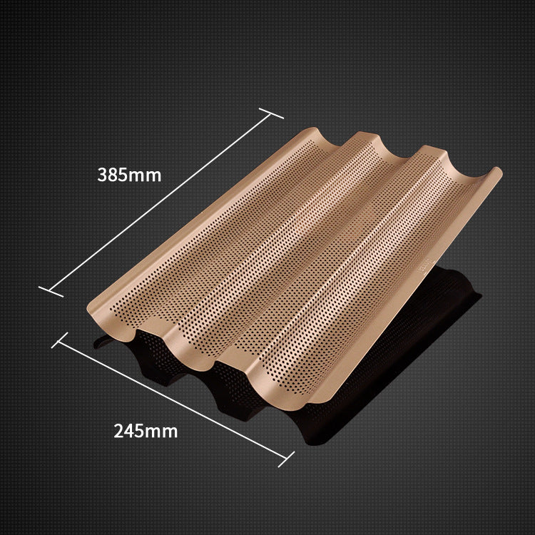 French Bread Baking Rack · Non‑Stick Carbon Steel