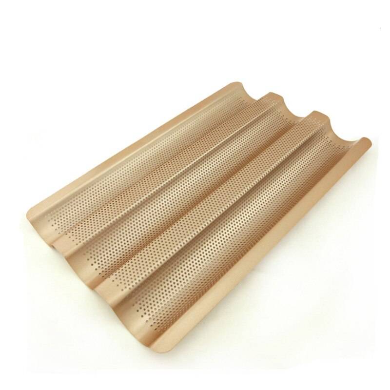 French Bread Baking Rack · Non‑Stick Carbon Steel