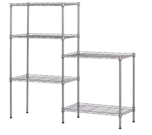 Carbon Steel Kitchen Organizer Rack Multi‑Tier Kitchen Storage Shelf