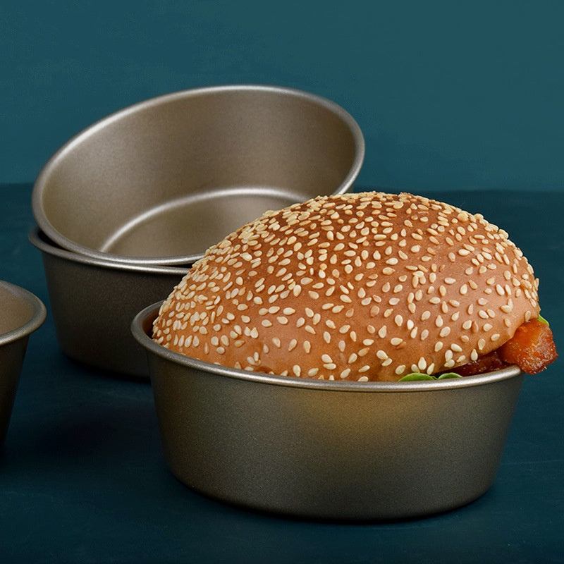 Non-stick Round Burger Bun Mold Small Baking Tool