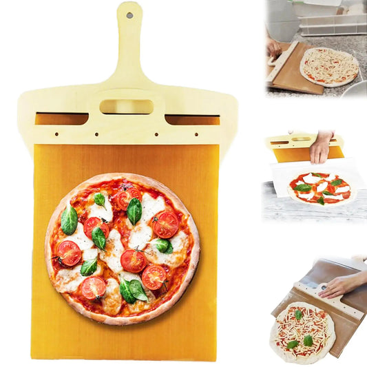 Sliding Pizza Shovel Non-Stick Transfer Board Kitchen Baking Tool